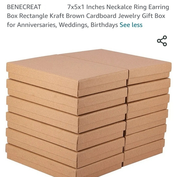 Jewelry Gift Boxes 5" x 7" x 1" New Without Tags - Seven Boxes - Picture 11 of 11